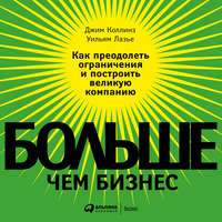 . Больше, чем бизнес. Как преодолеть ограничения и построить великую компанию