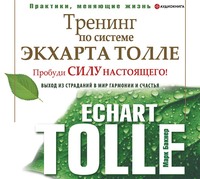 . Тренинг по системе Экхарта Толле. Пробуди силу настоящего! Выход из страданий в мир гармонии и счастья