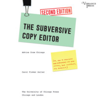 . The Subversive Copy Editor - Advice from Chicago, Second Edition (Unabridged)