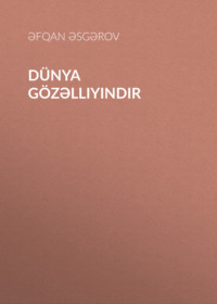 Əfqan Əsgərov. Dünya gözəlliyindir