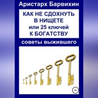 Аристарх Барвихин. Как не сдохнуть в нищете, или 25 ключей к богатству