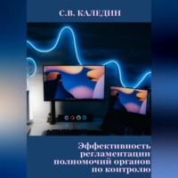 Сергей Каледин. Эффективность регламентации полномочий органов по контролю