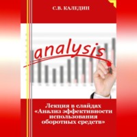 Сергей Каледин. Лекция в слайдах «Анализ эффективности использования оборотных средств»