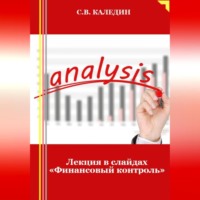 Сергей Каледин. Лекция в слайдах «Финансовый контроль»