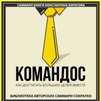 Елена Лещенко. Саммари книги Константина Борисова «Командос. Как достигать больших целей вместе»