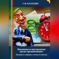 Сергей Каледин. Внешняя и внутренняя среда организации. Лекция в слайдах, тестах и ответах