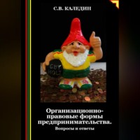 Сергей Каледин. Организационно-правовые формы предпринимательства. Вопросы и ответы