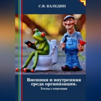 Сергей Каледин. Внешняя и внутренняя среда организации. Тесты с ответами
