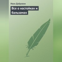 . Все о настойках и бальзамах