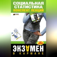 . Социальная статистика: конспект лекций
