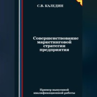 . Совершенствование маркетинговой стратегии предприятия