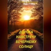 . Дорога навстречу вечернему солнцу
