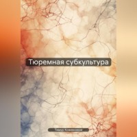 Тимур Серафимович Кожевников. Тюремная субкультура