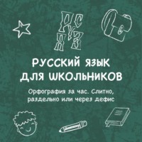 . Орфография за час. Слитно, раздельно или через дефис