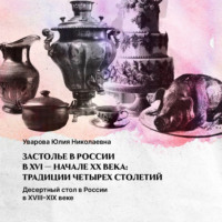 . Десертный стол в России в XVIII – XIX веке 
