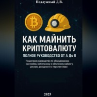 Дмитрий Подлужный. Как майнить криптовалюту: Полное руководство от А до Я