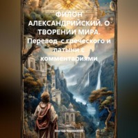 . ФИЛОН АЛЕКСАНДРИЙСКИЙ О ТВОРЕНИИ МИРА Перевод с греческого и латыни с комментариями