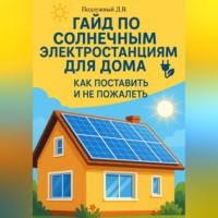 Дмитрий Подлужный. Гайд по солнечным электростанциям для дома. Как поставить и не пожалеть