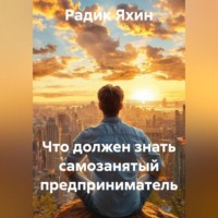 Радик Яхин. Что должен знать самозанятый предприниматель