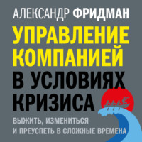 Александр Фридман. Управление компанией в условиях кризиса. Выжить, измениться и преуспеть в сложные времена