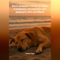 Теодор Георгиевич Тория. Было двадцать пятое октября, а казалось, что минуло уже двадцать пять октябрей