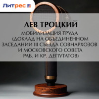 Лев Троцкий. Мобилизация труда (доклад на объединенном заседании III Съезда совнархозов и Московского совета раб. и кр. депутатов)