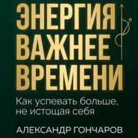 Александр Гончаров. Энергия важнее времени. Как успевать больше не истощая себя
