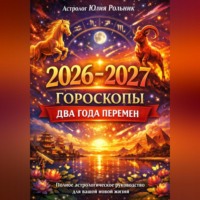Юлия Рольник. Гороскопы 2026–2027 Два года перемен Полное астрологическое руководство для вашей новой жизни