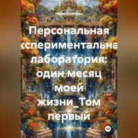 Мария Александровна Виниченко. Персональная экспериментальная лаборатория: один месяц моей жизни_Том первый