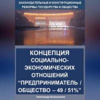 Александр Калашников. Концепция социально-экономических отношений Предприниматель / общество – 49 / 51%