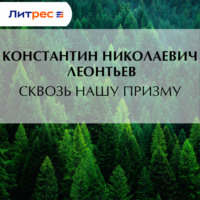Константин Николаевич Леонтьев. Сквозь нашу призму