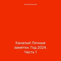 Сергей Яковлевич Красовский. Каналья! Личные заметки. Год 2024. Часть 1