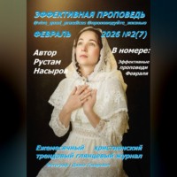 Рустам Хрматуллович Насыров. Эффективная проповедь. Ежемесячный христианский трендовый глянцевый журнал. Февраль 2026