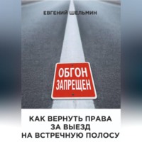 Евгений Шельмин. Как вернуть права за выезд на встречную полосу