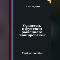 Сергей Каледин. Сущность и функции рыночного планирования