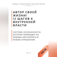 Роберт Стен. Автор своей жизни! 12 шагов к внутренней власти. Система осознанности, которая переводит из режима автопилота в режим управления