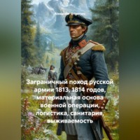 Alexander Grigoryev. Заграничный поход русской армии 1813, 1814 годов, материальная основа военной операции, логистика, санитария, выживаемость