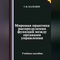 Сергей Каледин. Мировая практика распределения функций между органами управления