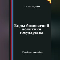 Сергей Каледин. Виды бюджетной политики государства