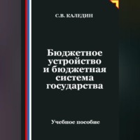 Сергей Каледин. Бюджетное устройство и бюджетная система государства