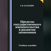 Сергей Каледин. Пределы государственного вмешательства в развитие экономики
