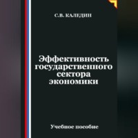 Сергей Каледин. Эффективность государственного сектора экономики