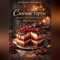 Романова Виктория. Слоёные торты: бисквит, мусс, хруст и крем