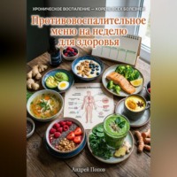 Андрей Попов. Противовоспалительное меню на неделю для здоровья