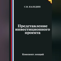 Сергей Каледин. Представление инвестиционного проекта
