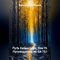 Валерий Антонов. Путь Хайдеггера. Том 15. Путеводитель по GA 73.1