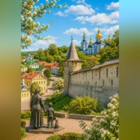 . Кума on tour: Псковская земля. Печоры