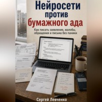Сергей Левченко. Нейросети против бумажного ада [Как писать заявления, жалобы, обращения и письма без паники]