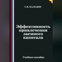 Сергей Каледин. Эффективность привлечения заемного капитала