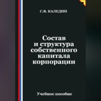 Сергей Каледин. Состав и структура собственного капитала корпорации